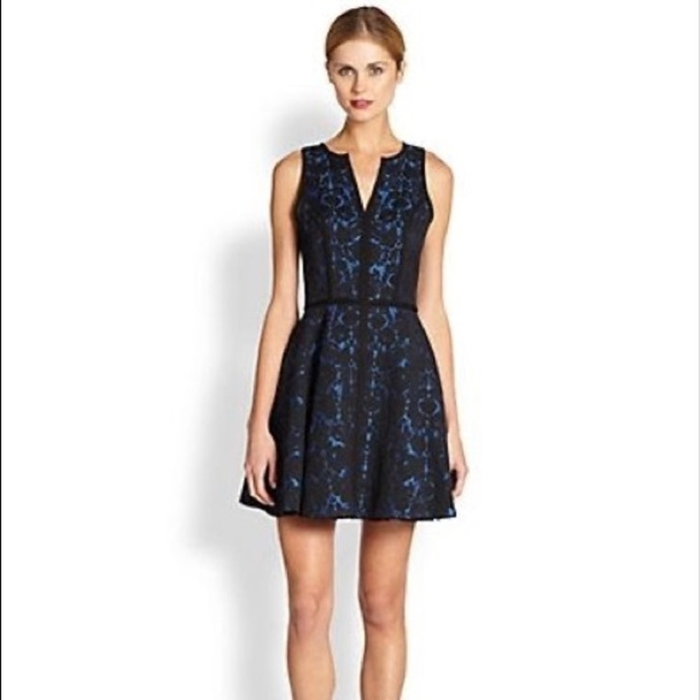 BLACK HALO Brocade Aria Dress 8 - Picture 4 of 12